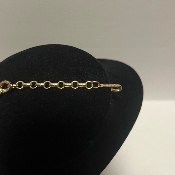 Vintage Signed Coro Gold Tone Link Necklace With Hook Clasp - Picture 5 of 7